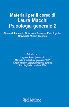 copertina Materiali per il corso di Psicologia generale 2